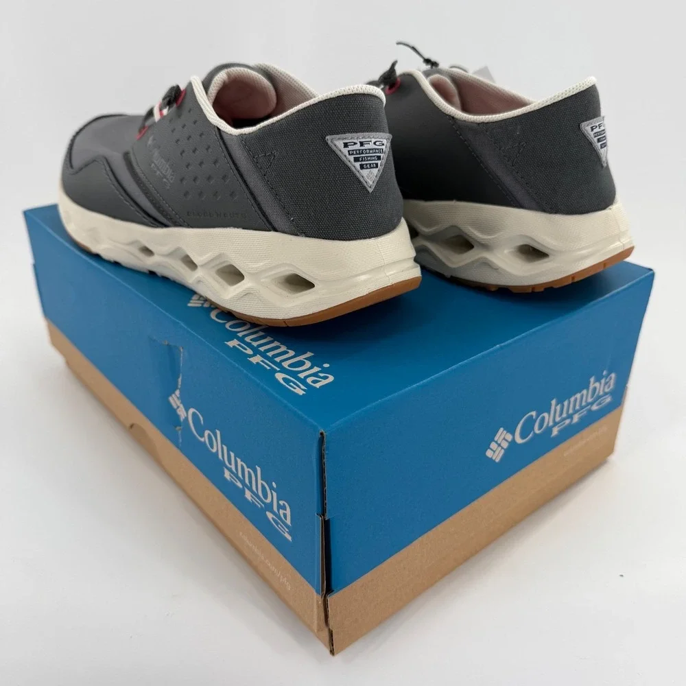 Columbia PFG Bahama X Relaxed‎ Mens Boat Shoes Grill Sunset Red BM9625-028 9